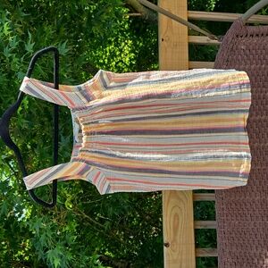 Bob Timberlake Striped Cotton Tank - Size XS